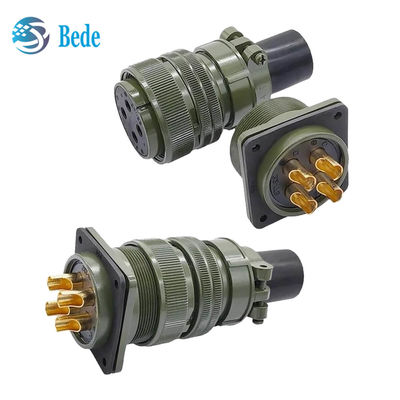 Đầu nối tròn chịu tải nặng loại receptacle gắn hộp theo tiêu chuẩn MIL-C-5015 MS-3102