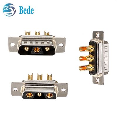 D-Sub 3W3 Kết nối điện đồng trục Đàn ông và nữ kết hợp kết nối dòng điện cao