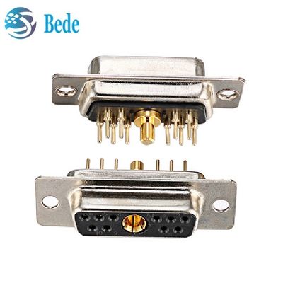 11W1 Kết hợp D Sub Connectors nam / nữ hỗn hợp Điện cao và tín hiệu đồng trục
