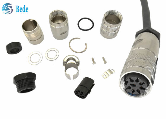 Bộ kết nối AISG 8PIN tròn Bộ kết nối chống nước Amphenol C485