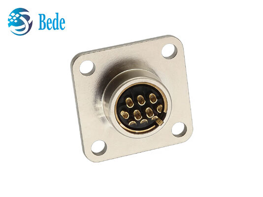 CM10 10Pins DDK Square Flange IP67 Máy kết nối tròn chống nước với kết thúc hàn