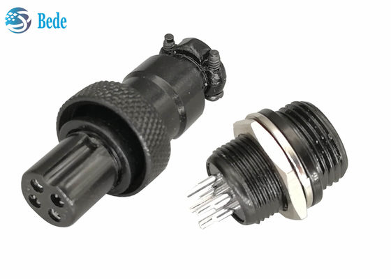 Bộ dụng cụ nam và nữ Gx12 máy bay kết nối màu đen vật liệu hợp kim kẽm