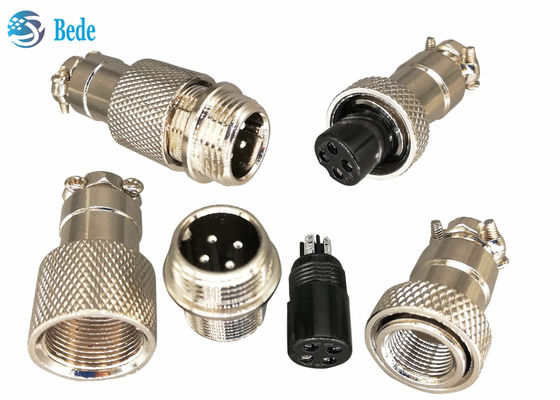 M16 Cable To Cable Docking Connectors 2 ~ 10 Pin 4 ~ 7A 200V