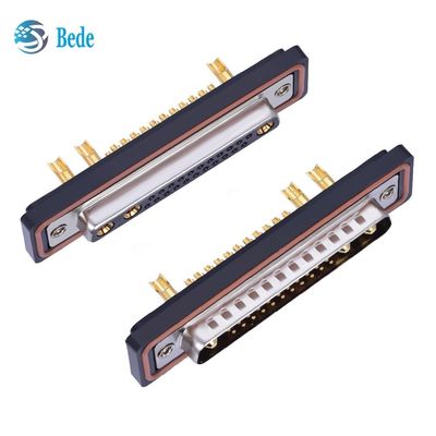 Đầu nối D-Sub đực/cái 25W3, cấp IP67, truyền tải tín hiệu hỗn hợp và nguồn