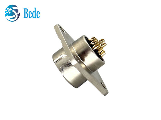 CM10 10Pins DDK Square Flange IP67 Máy kết nối tròn chống nước với kết thúc hàn