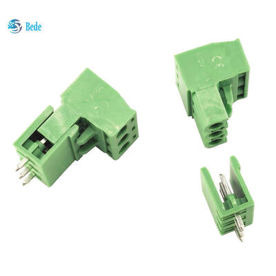 2EDGK-5.08 Đầu nối chân cắm PCB thẳng, Khối đầu cuối PCB màu xanh lá cây, 2~24 chân, 320V, 15A